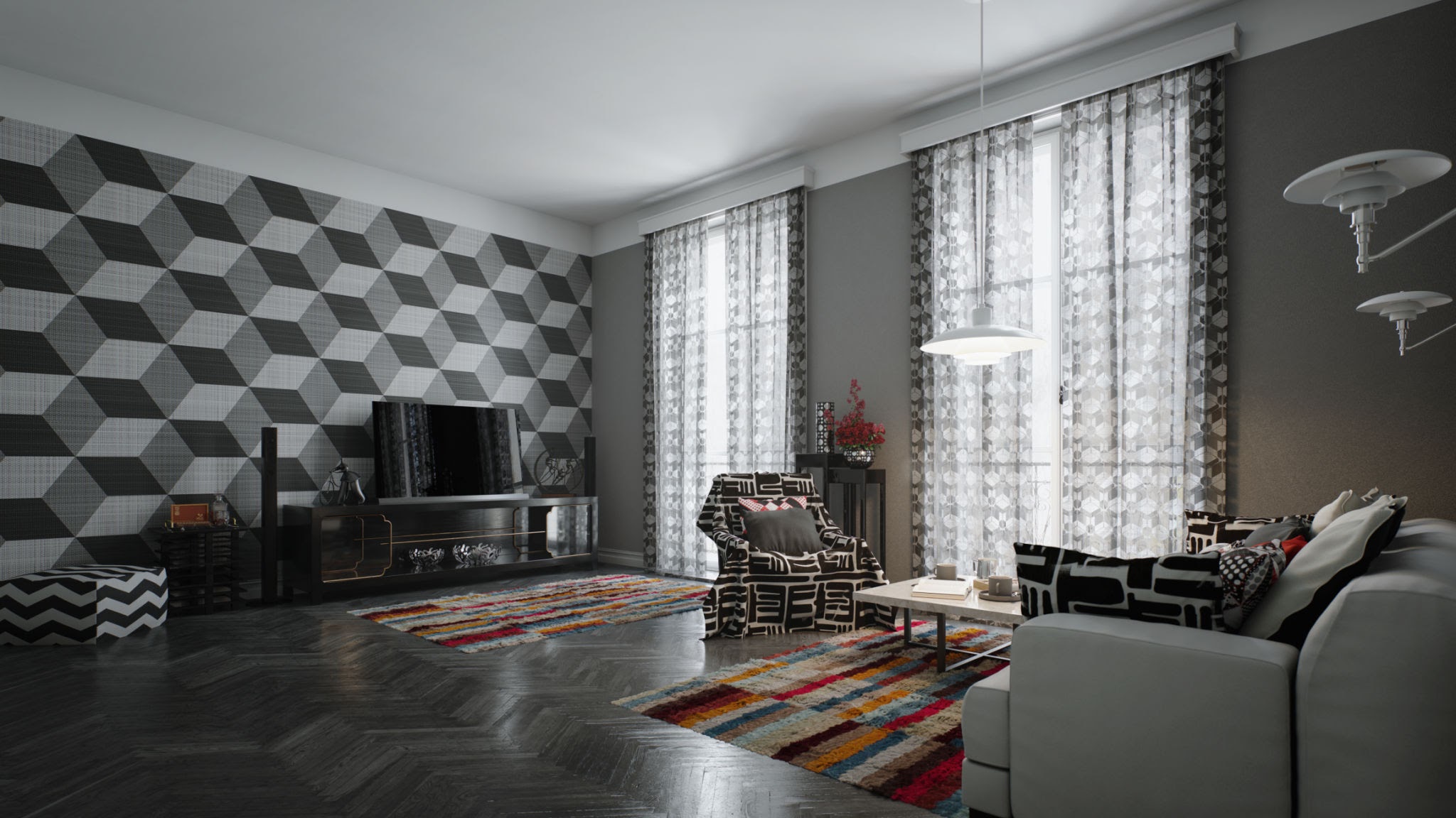 The Timeless Appeal of Black and White Wallpaper